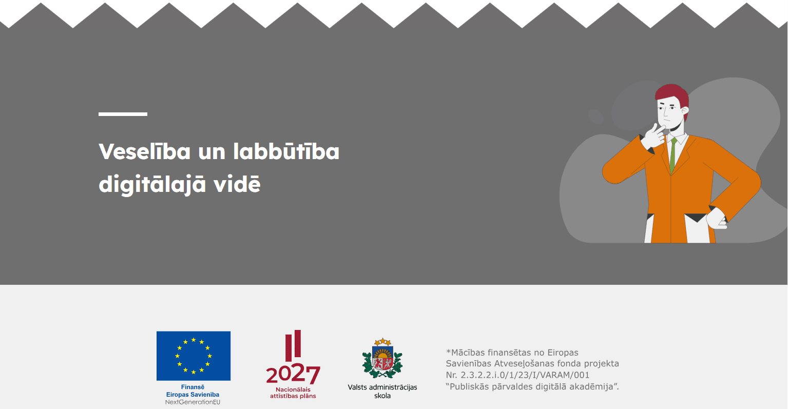 Veselība un labbūtība digitālajā vidē